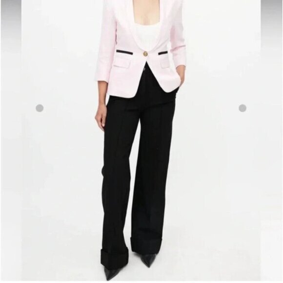 Smythe Shawl Collar One Button Blazer 2 - Picture 3 of 16